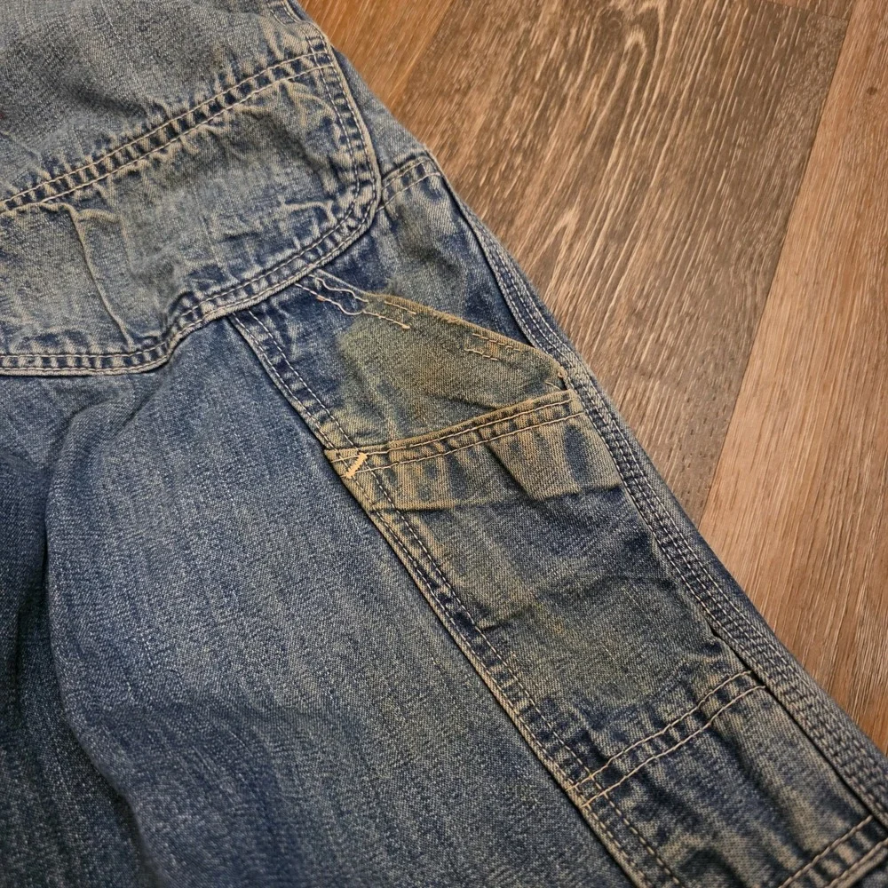 VTG Lee Denim‎ Overalls 1940s 1950s Sanforized Donut Buttons USA 29
